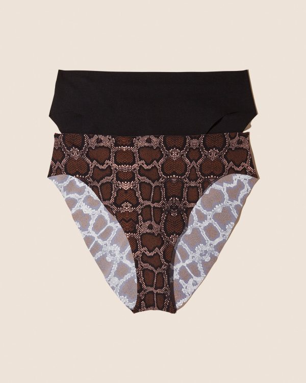 Pack De 2 Braguitas Clásicas De Talle Alto Online now