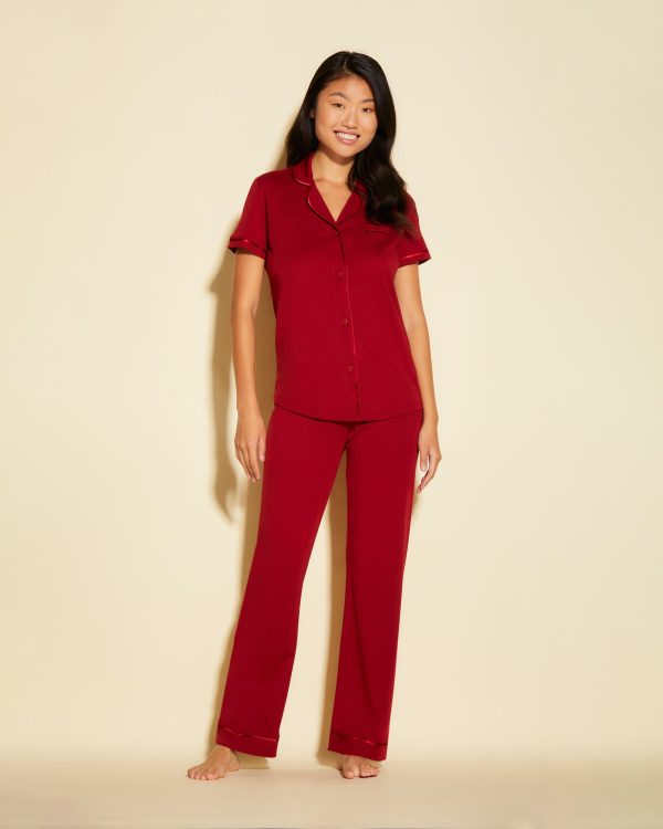 Pigiama Con Top A Maniche Corte E Pantaloni Online Sale