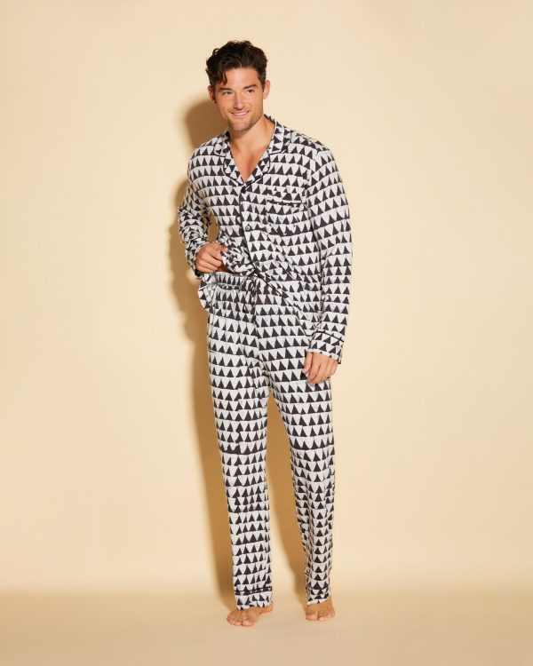 Conjunto De Pijama Para Hombre Clásico Con Camisa De Manga Larga Y Pantalones For Cheap - Image 3