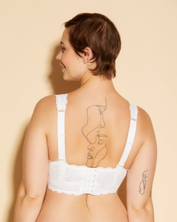 Super Curvy Plungie Longline Bralette For Sale - Image 2