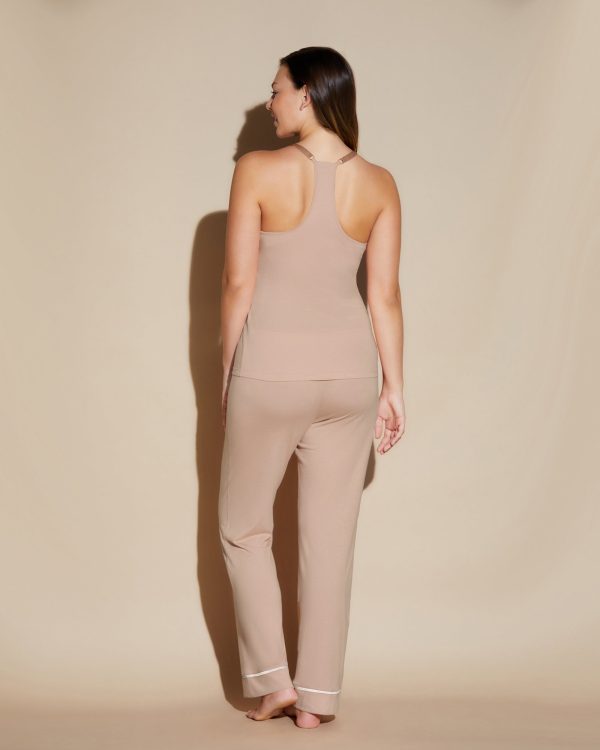 Curvy 3 Piece Pajama Set With Robe For Discount - Image 2
