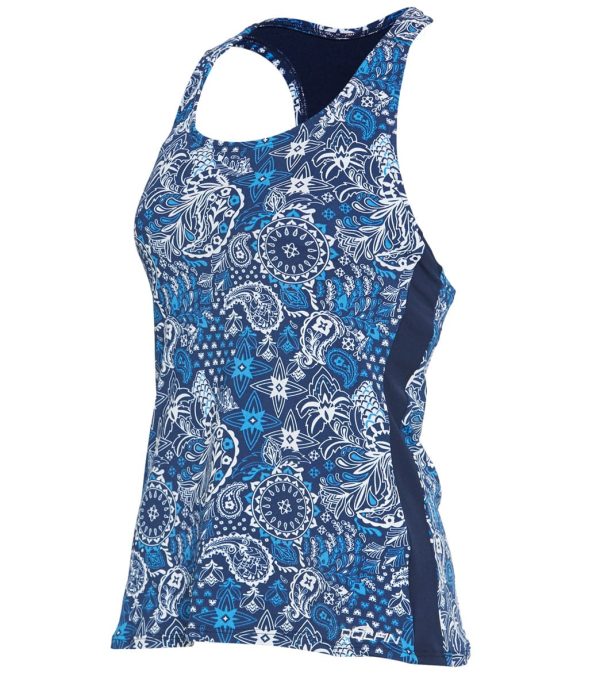 Dolfin Women s Aquashape Santorini Racerback Tankini Top For Discount - Image 2