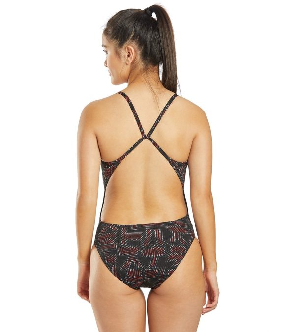 Sporti Renew Chlorine Proof Printed Micro Back One Piece Swimsuit Supply - Image 3