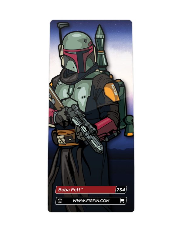 FiGPiN - Star Wars The Mandalorian Boba Fett #734 Online - Image 2