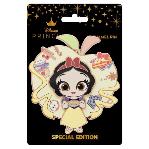 Disney Cutie Princess & Food Series Snow White 3  Collectible Pin on Pin Special Edition 400 - NEW RELEASE Cheap