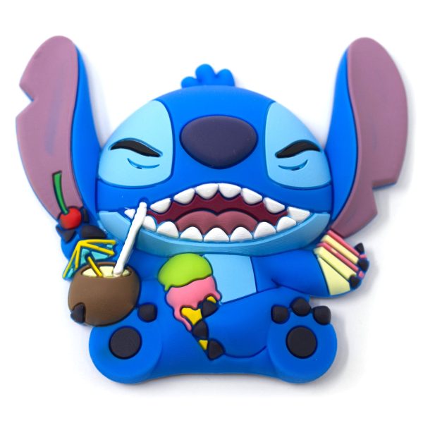 Stitch with Food 3D Foam Magnet Online now