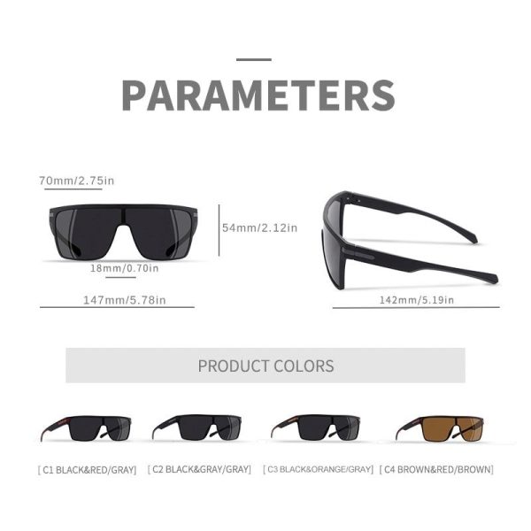 Hot Frame Square men Sun Glasses Online Sale - Image 5