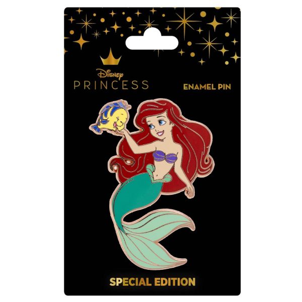 Disney Princess and Sidekicks Series Ariel and Flounder 2.25  Special Edition 1000 Pin - NEW RELEASE on Sale
