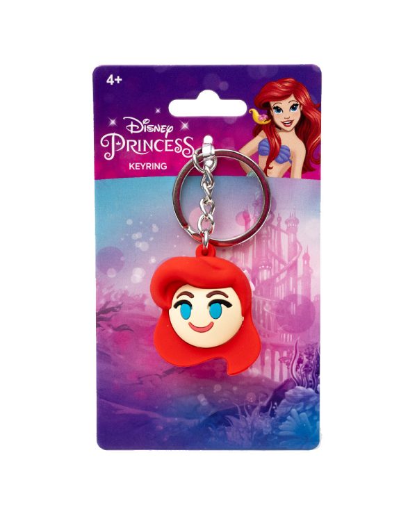 Disney The Little Mermaid Ariel 3D Keychain Bag Charm Sale