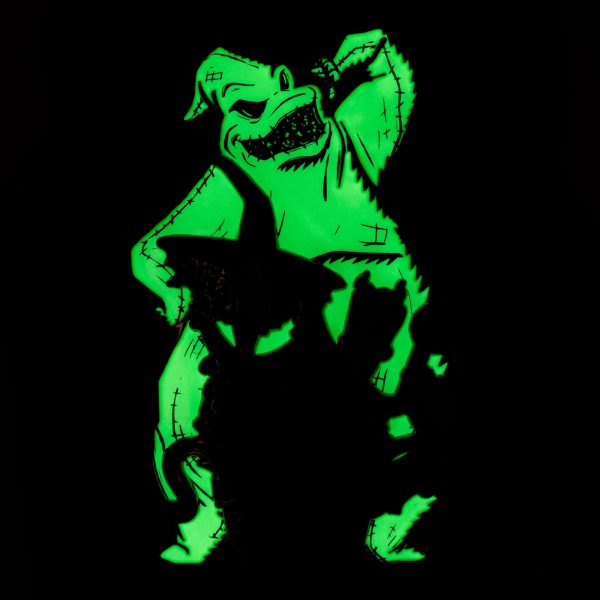 Nightmare Before Christmas Cluster Oogie Boogie, Lock, Shock and Barrel Collectible Pin on Pin Special Edition 300 - GLOW IN THE DARK - NEW RELEASE For Sale - Image 3
