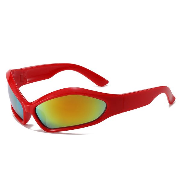 Future technology sense ski sunglasses fashion shade high-end hip-hop glasses Internet celebrity same outdoor street sunglasses For Discount