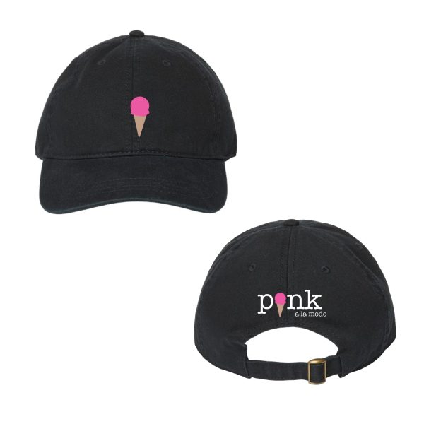 Pink a la Mode Hat - Black Fashion