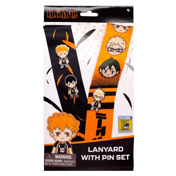 Haikyu!! Lanyard with Pin Set - Comic Con Exclusive Online Sale