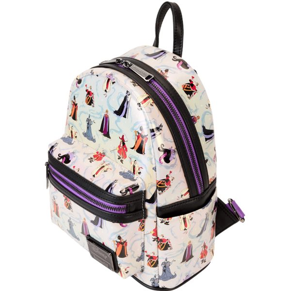 Disney Loungefly Villains Iridescent All-Over Print Mini Backpack Online - Image 5