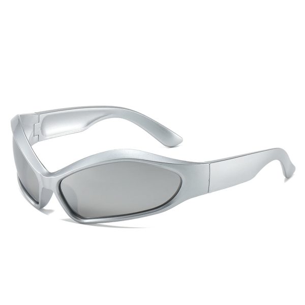 Future technology sense ski sunglasses fashion shade high-end hip-hop glasses Internet celebrity same outdoor street sunglasses For Discount - Image 3