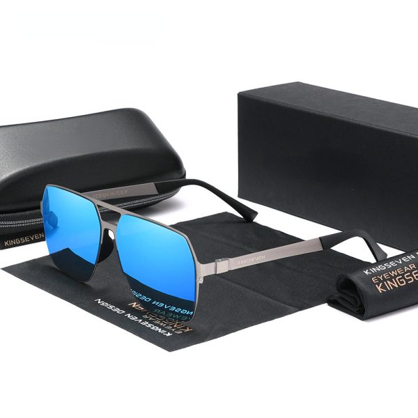 New Driving Men s Polarized Sunglasses Ultra Thin Temples Pilot Sun Glasses For Men UV400 Retro Eyewear Supply - Image 3