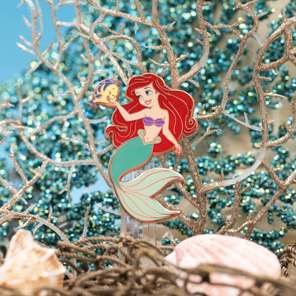 Disney Princess and Sidekicks Series Ariel and Flounder 2.25  Special Edition 1000 Pin - NEW RELEASE on Sale - Image 2