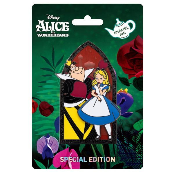 Disney Good Vs. Evil Alice in Wonderland and Queen of Hearts Collectible Pin on Pin Special Edition 300 Online Hot Sale
