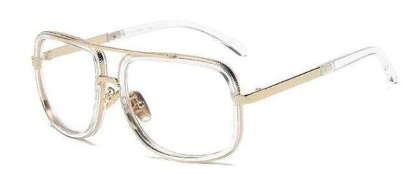 Men s Polarized Sunglasses Big Square Frame Luxury UV400 Retro Sunglasses, Gray Cheap - Image 4