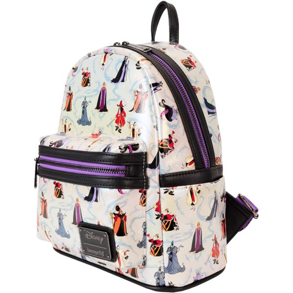 Disney Loungefly Villains Iridescent All-Over Print Mini Backpack Online - Image 4