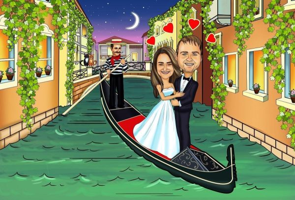 Engagement Proposal Caricature Online - Image 4