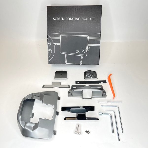Model 3 & Y 4 Way Adjustable Swiveling Display Mount Kit (Version 2.0) - Dual Axis Turning For Discount - Image 2
