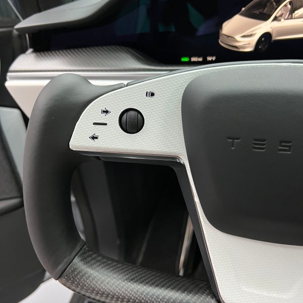 2021-2023 Model S & X Yoke Steering Wheel 3M Vinyl Accent Wraps Hot on Sale - Image 5
