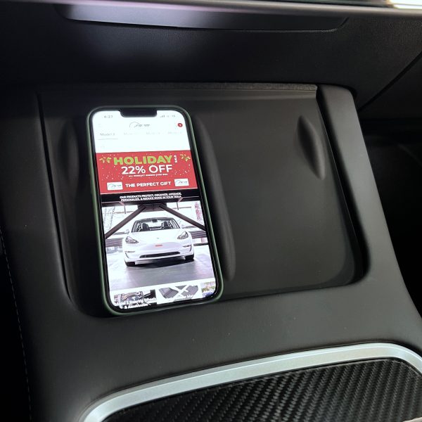 Model 3 & Y Charging Dock Silicone Rubber Liner (Gen. 2) - Black or White Fashion - Image 3