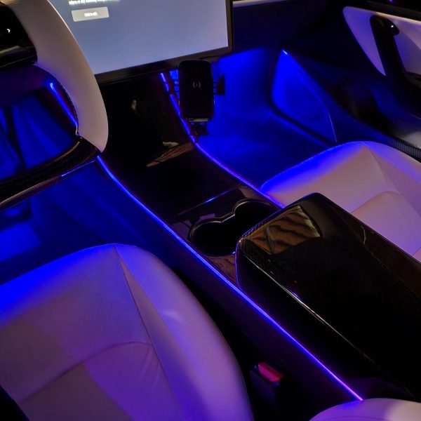 2017+ | Model 3 & Y Center Console RGB Fiberoptic LED Lighting Kit - (Fits Gen. 1 & 2) Online