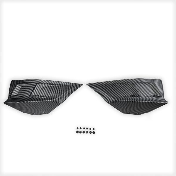 2020-2024 | Model Y Rear Bumper Corner Flanges (2 Pieces) - Hydro Carbon Fiber Coated Fashion - Image 2