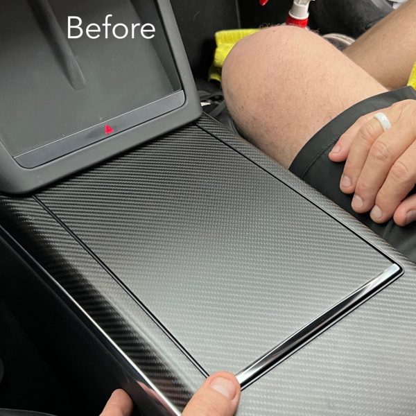 2021+ | Model S Plaid Interior Carbon Fiber Protection Kit - Glossy or Matte by Xpel Fashion - Image 3